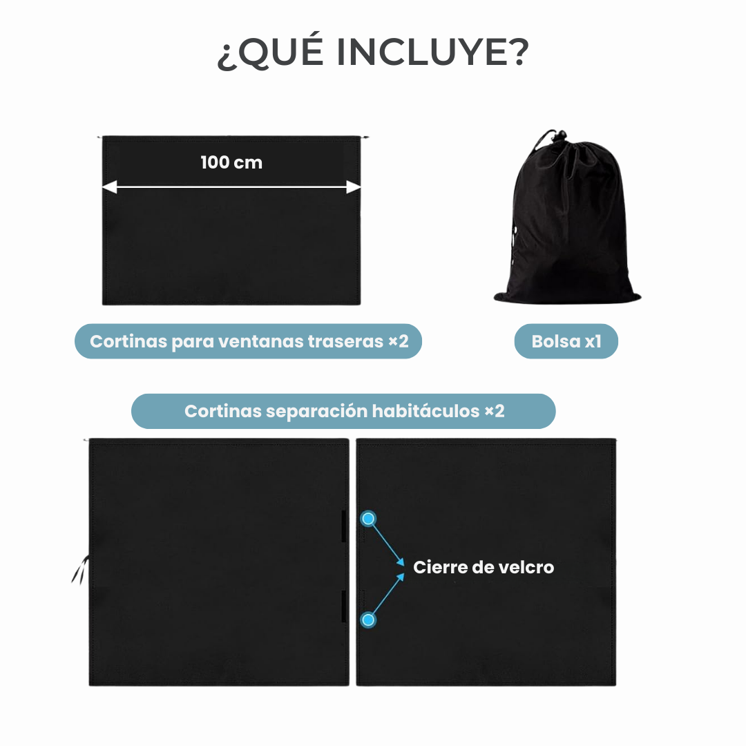 Cortinas Privacidad Coche